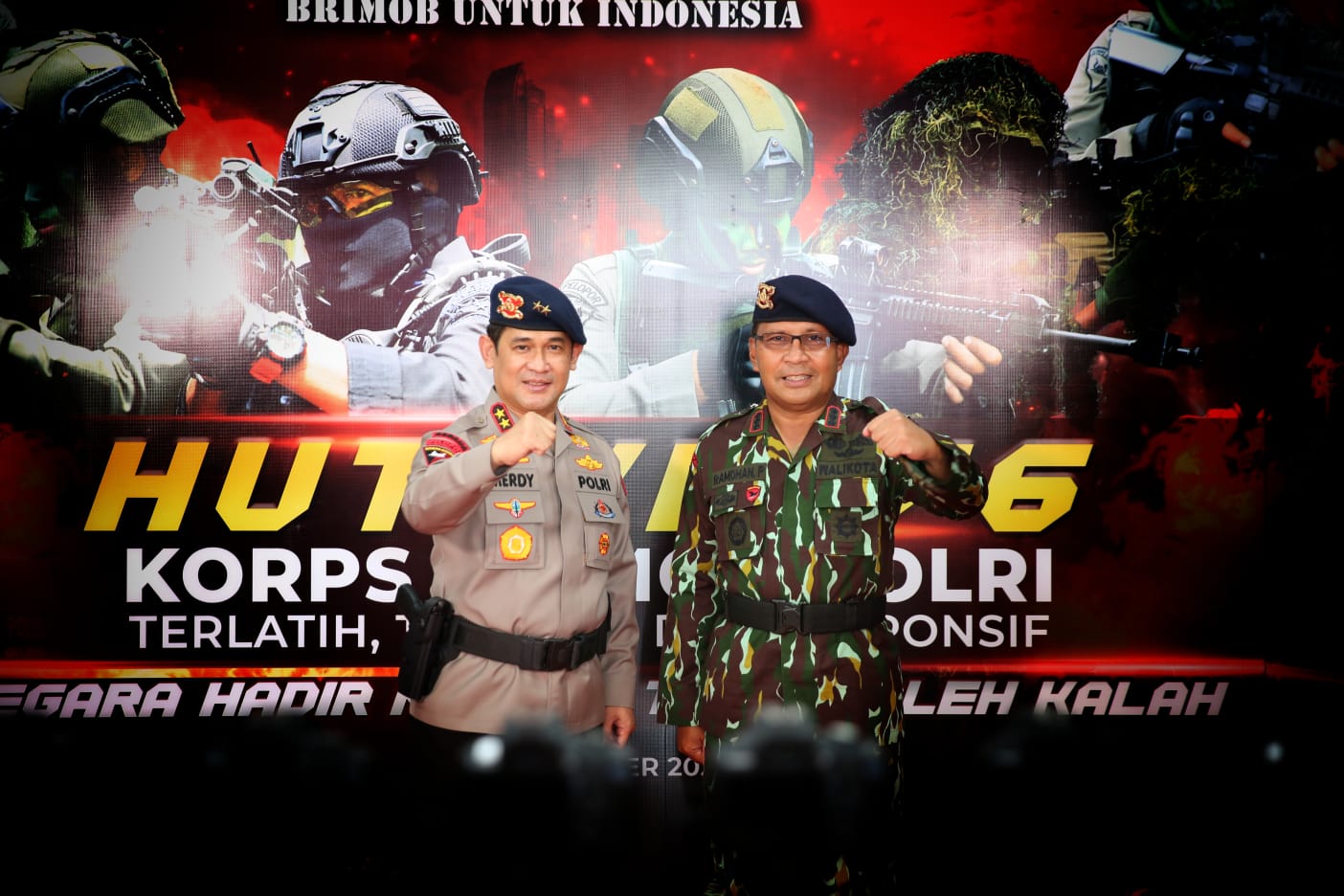 Hadiri Syukuran Peringatan HUT ke-76 Brimob, Danny: Selalu Hadir saat Dibutuhkan 